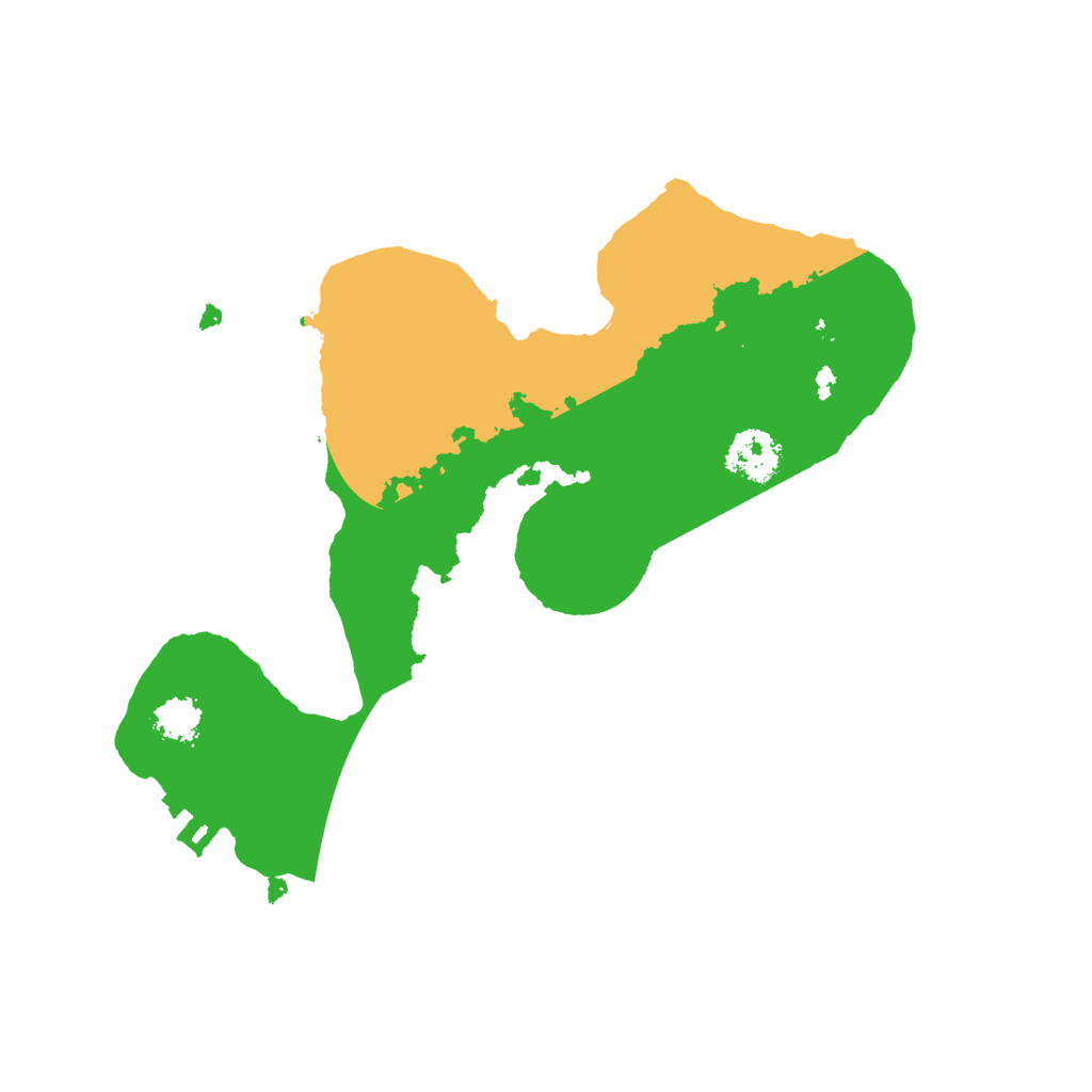 Biome Rust Map: Procedural Map, Size: 2200, Seed: 541638552