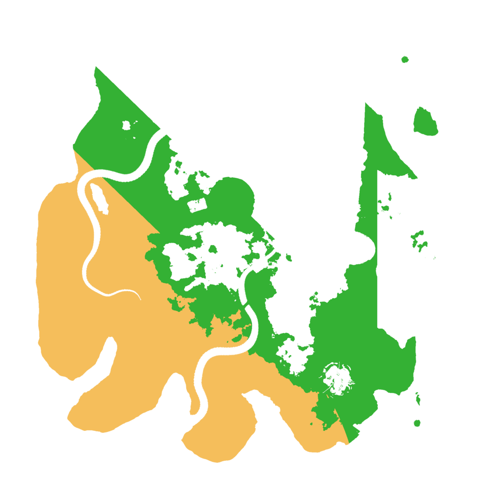 Biome Rust Map: Procedural Map, Size: 3000, Seed: 88038638