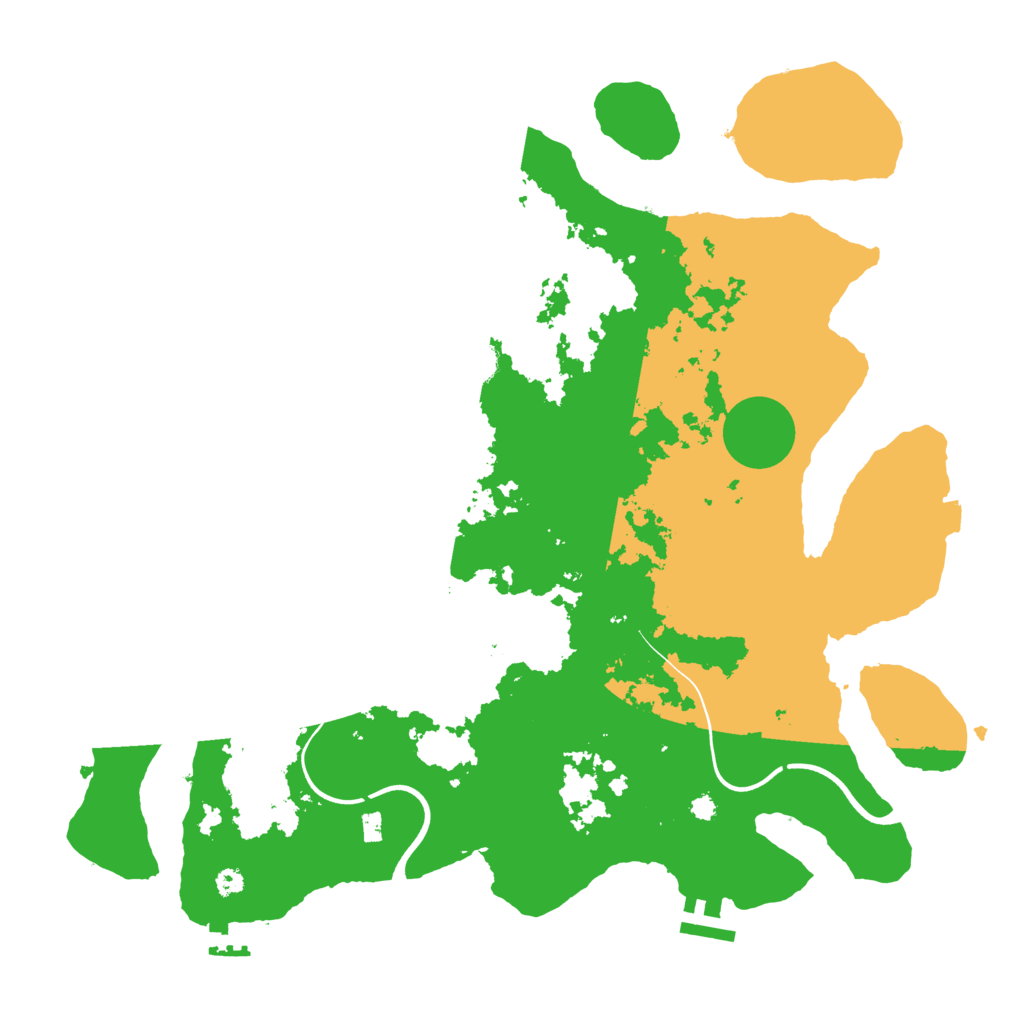 Biome Rust Map: Procedural Map, Size: 3750, Seed: 502492801