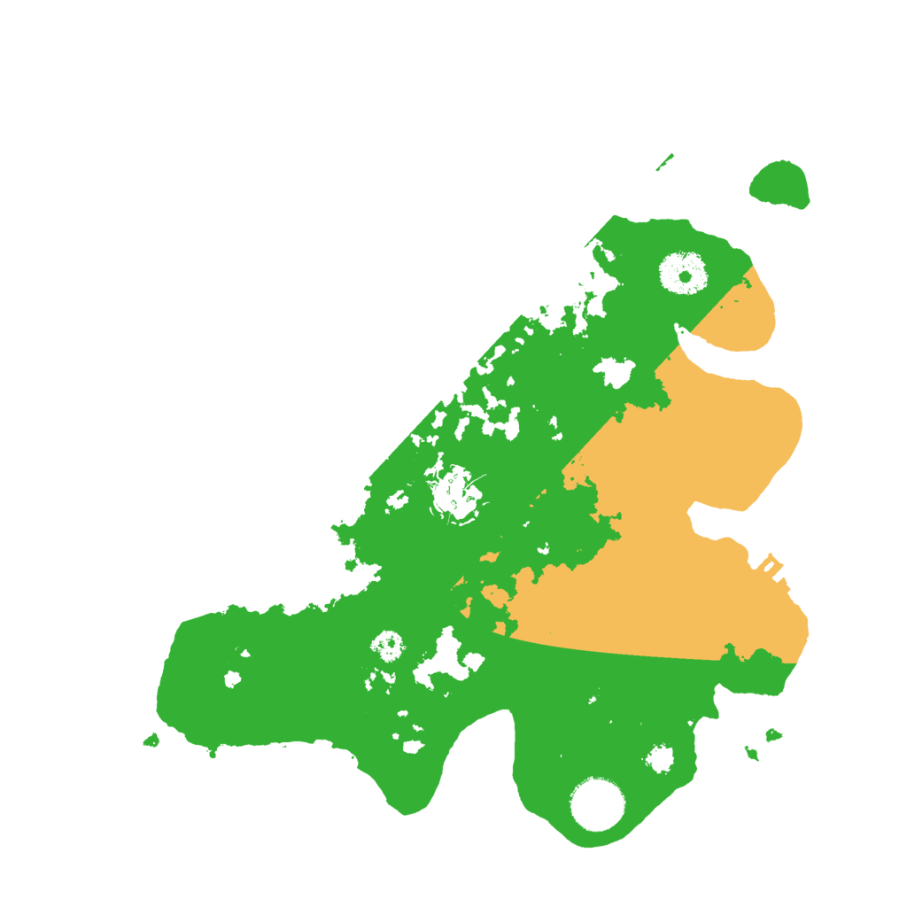 Biome Rust Map: Procedural Map, Size: 3000, Seed: 57214468