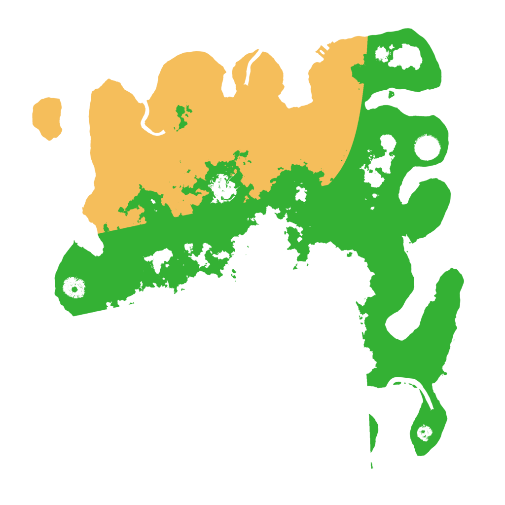 Biome Rust Map: Procedural Map, Size: 3500, Seed: 1790376755