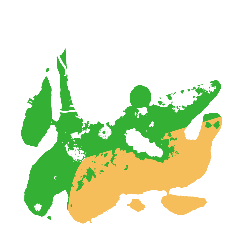Biome Rust Map: Procedural Map, Size: 3000, Seed: 12844283