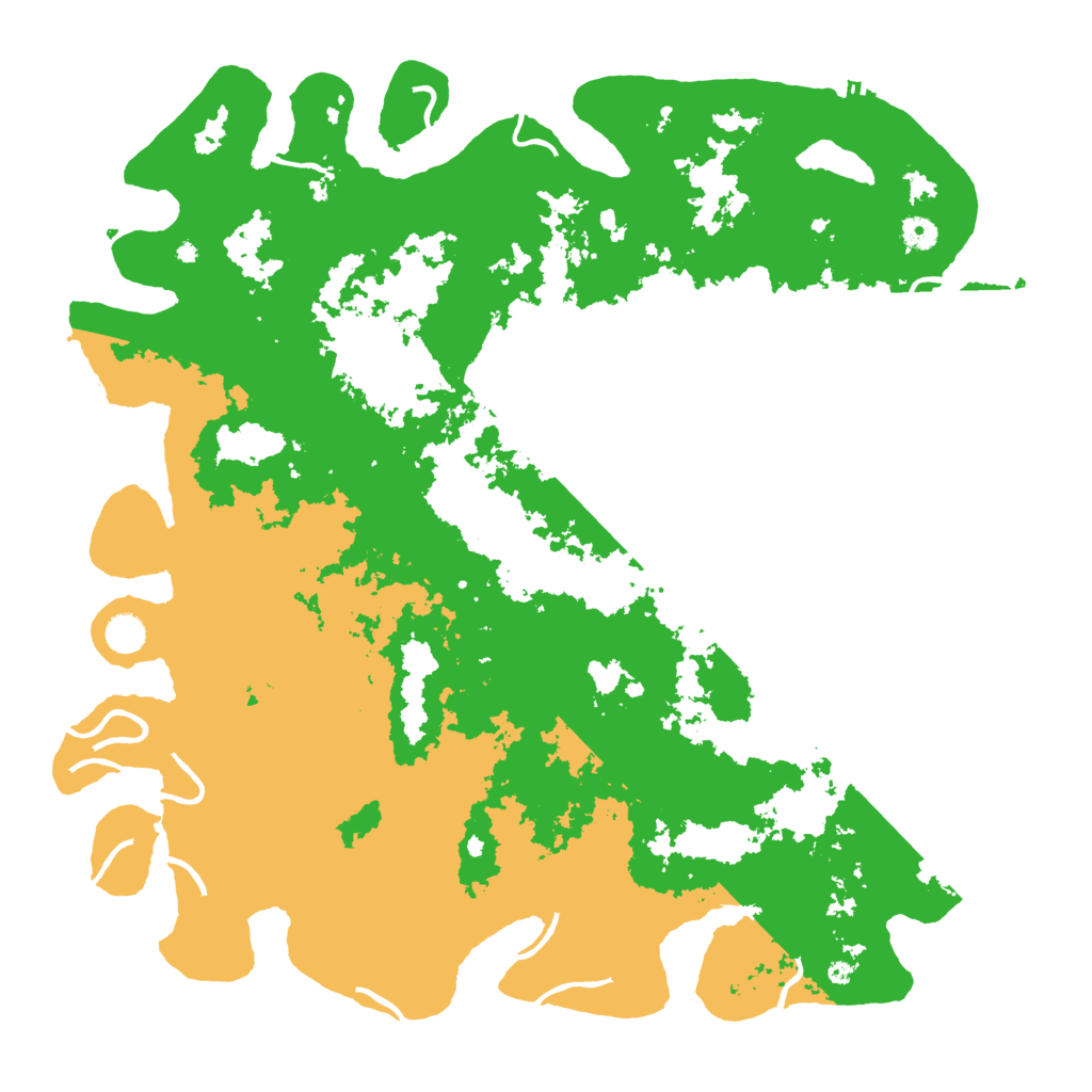 Biome Rust Map: Procedural Map, Size: 4800, Seed: 557201161