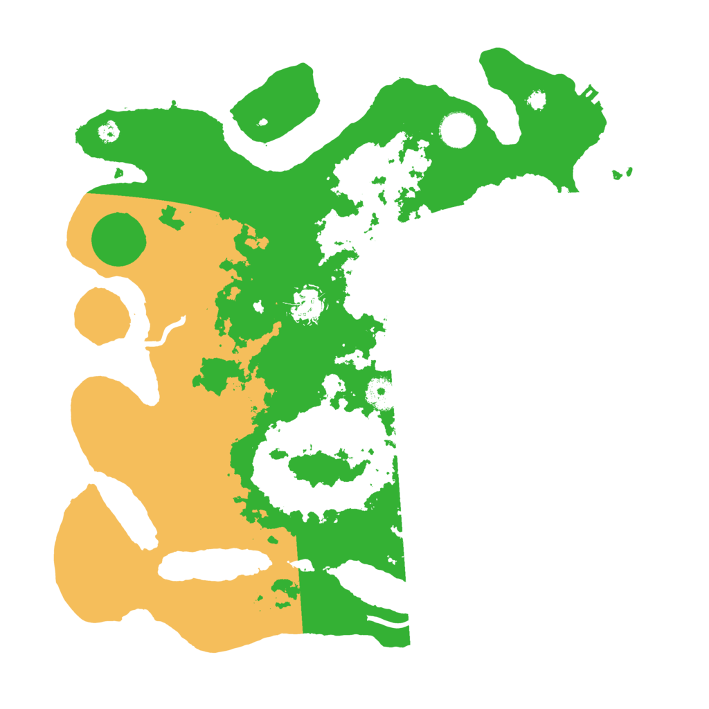 Biome Rust Map: Procedural Map, Size: 3500, Seed: 1741019434