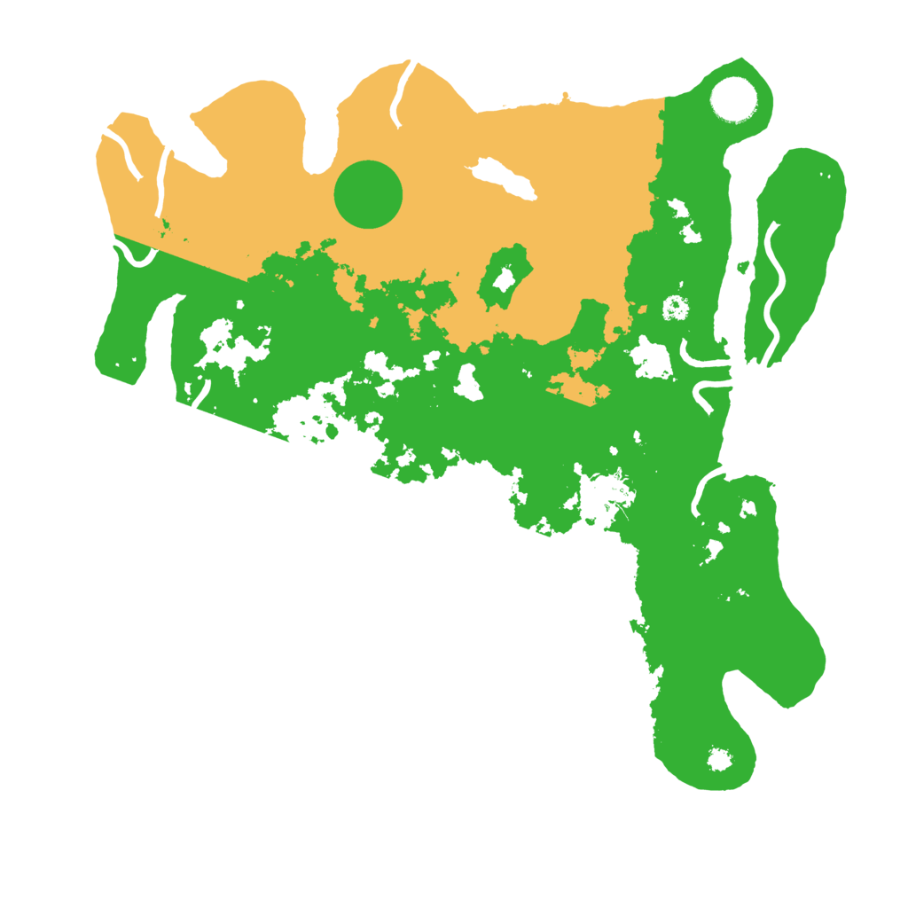 Biome Rust Map: Procedural Map, Size: 3500, Seed: 111081510