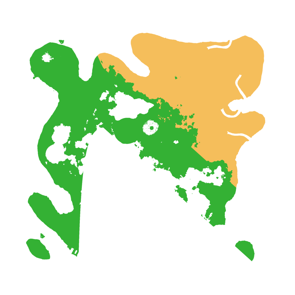 Biome Rust Map: Procedural Map, Size: 3000, Seed: 27249964