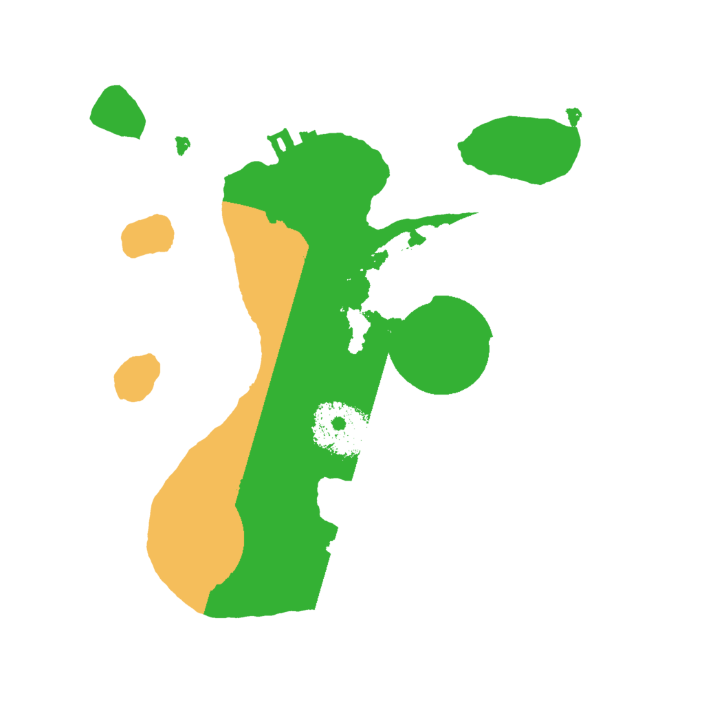 Biome Rust Map: Procedural Map, Size: 2000, Seed: 3500