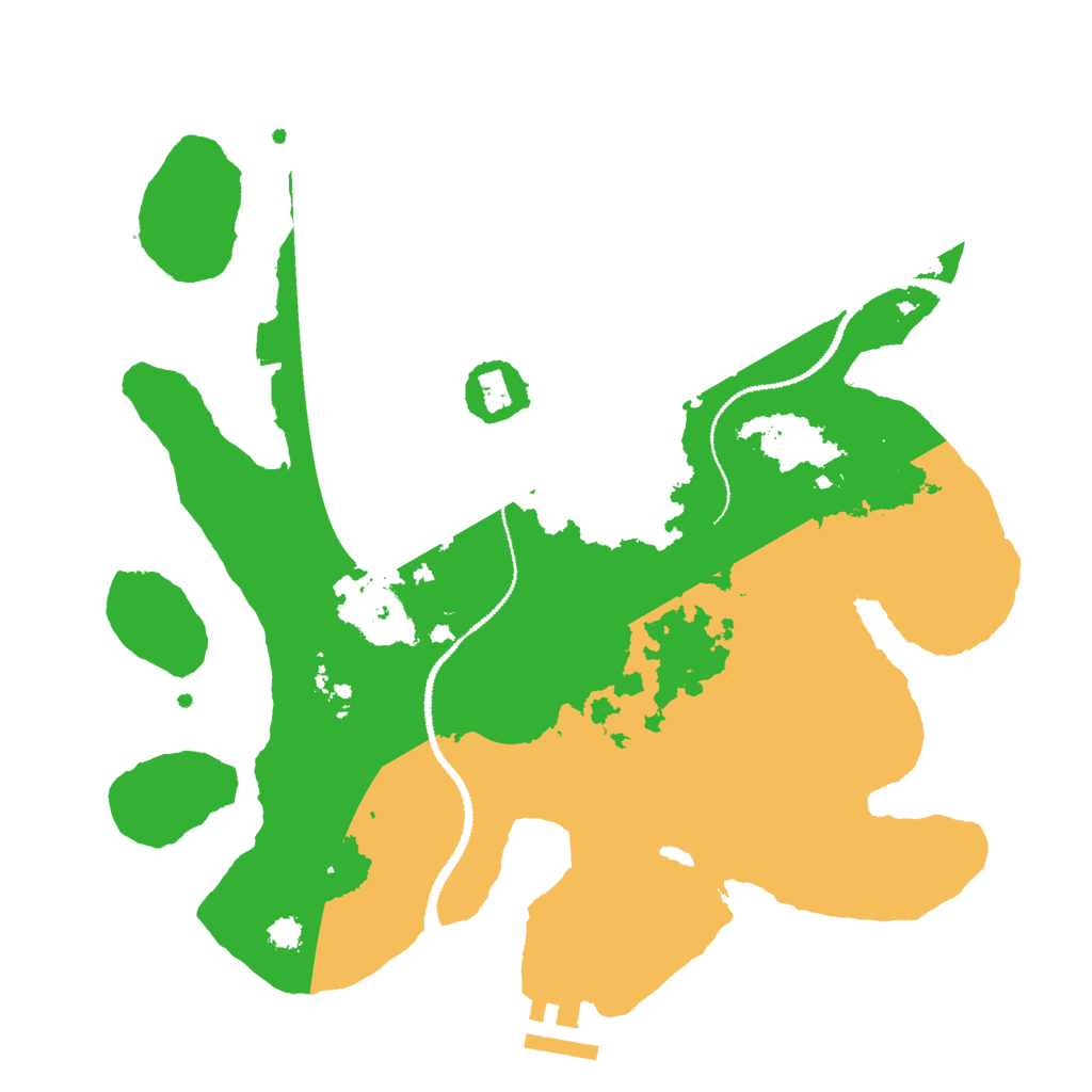 Biome Rust Map: Procedural Map, Size: 3000, Seed: 87655678