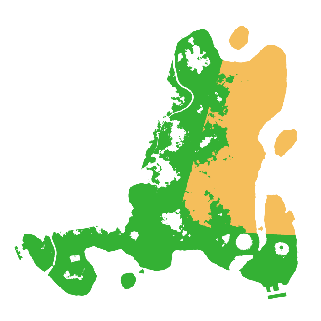 Biome Rust Map: Procedural Map, Size: 3500, Seed: 200169430