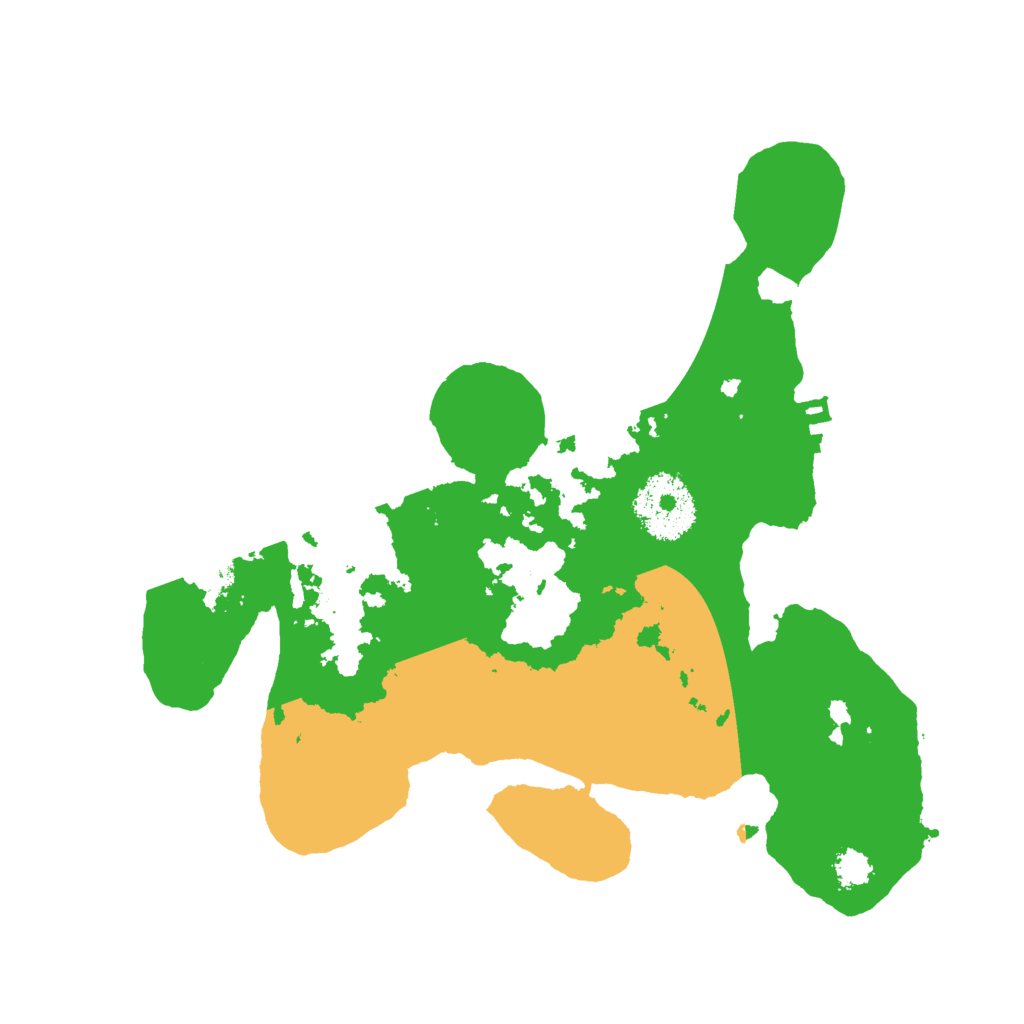 Biome Rust Map: Procedural Map, Size: 2500, Seed: 6087