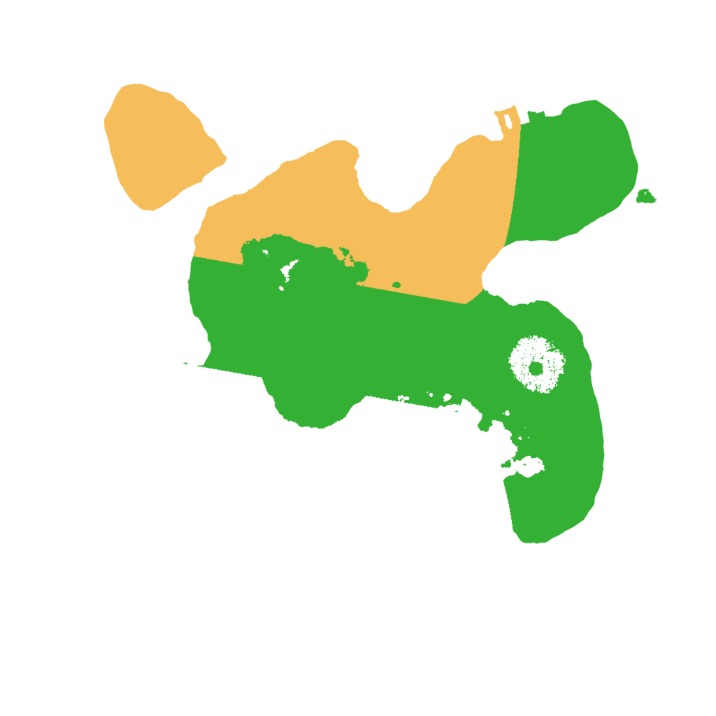 Biome Rust Map: Procedural Map, Size: 2000, Seed: 411766700