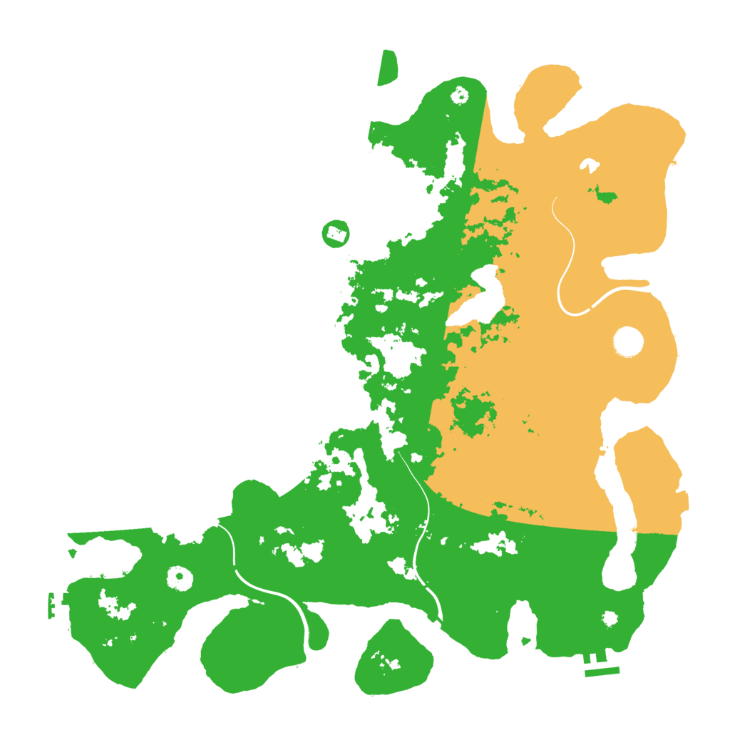 Biome Rust Map: Procedural Map, Size: 4250, Seed: 18752154
