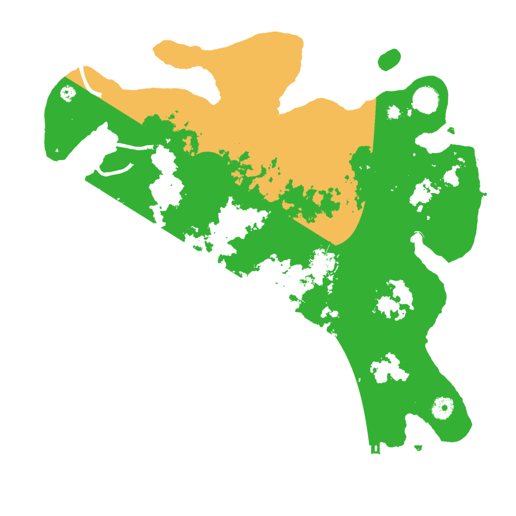 Biome Rust Map: Procedural Map, Size: 3500, Seed: 186996470