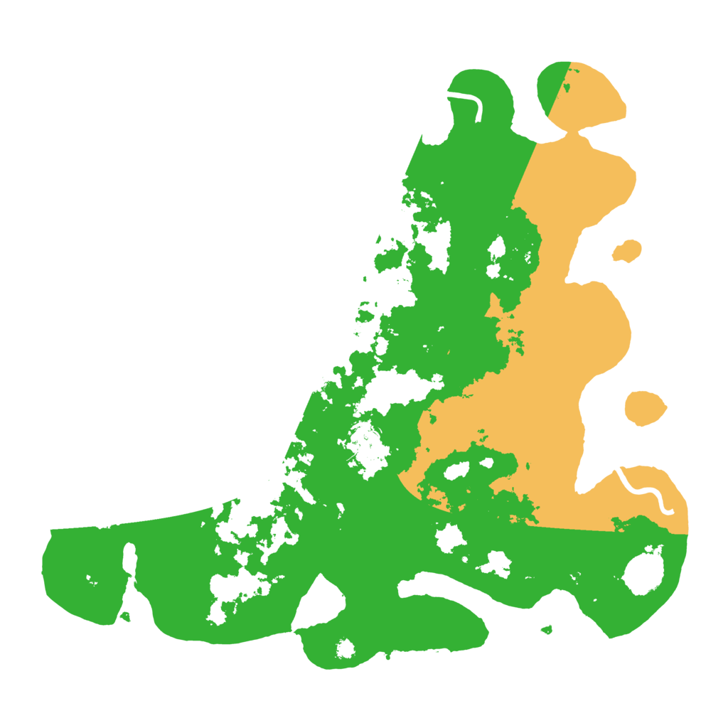 Biome Rust Map: Procedural Map, Size: 3500, Seed: 1584960452