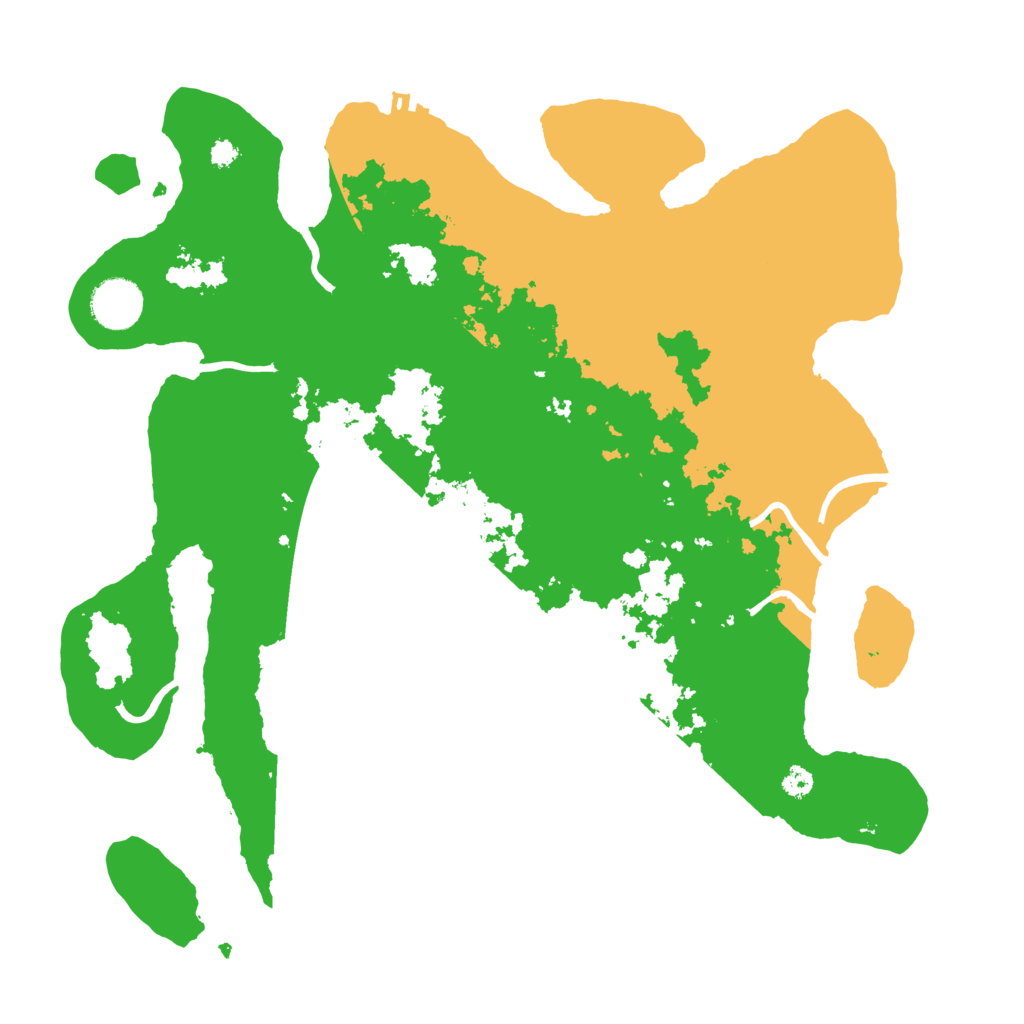 Biome Rust Map: Procedural Map, Size: 3500, Seed: 461567044