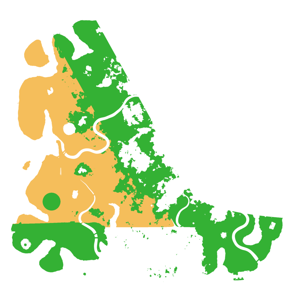 Biome Rust Map: Procedural Map, Size: 4500, Seed: 1350927520