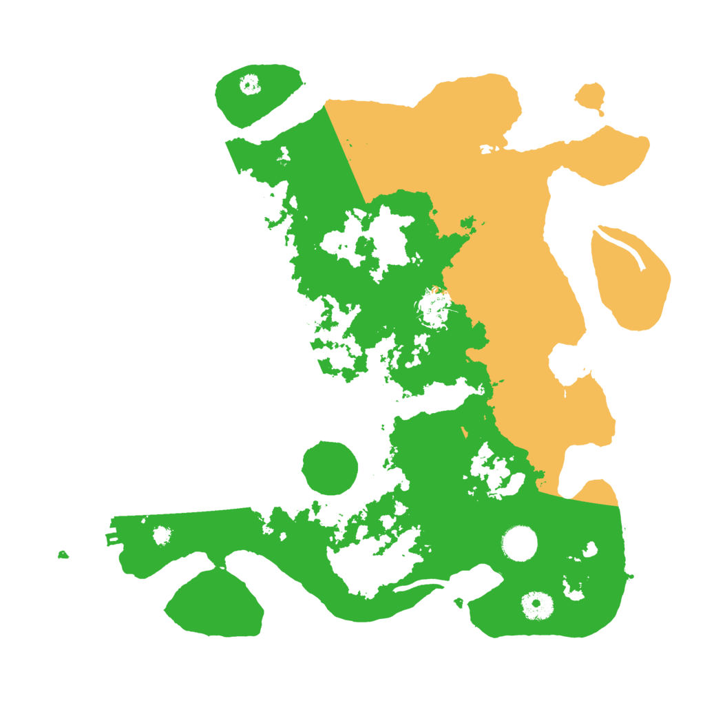Biome Rust Map: Procedural Map, Size: 3500, Seed: 886816611