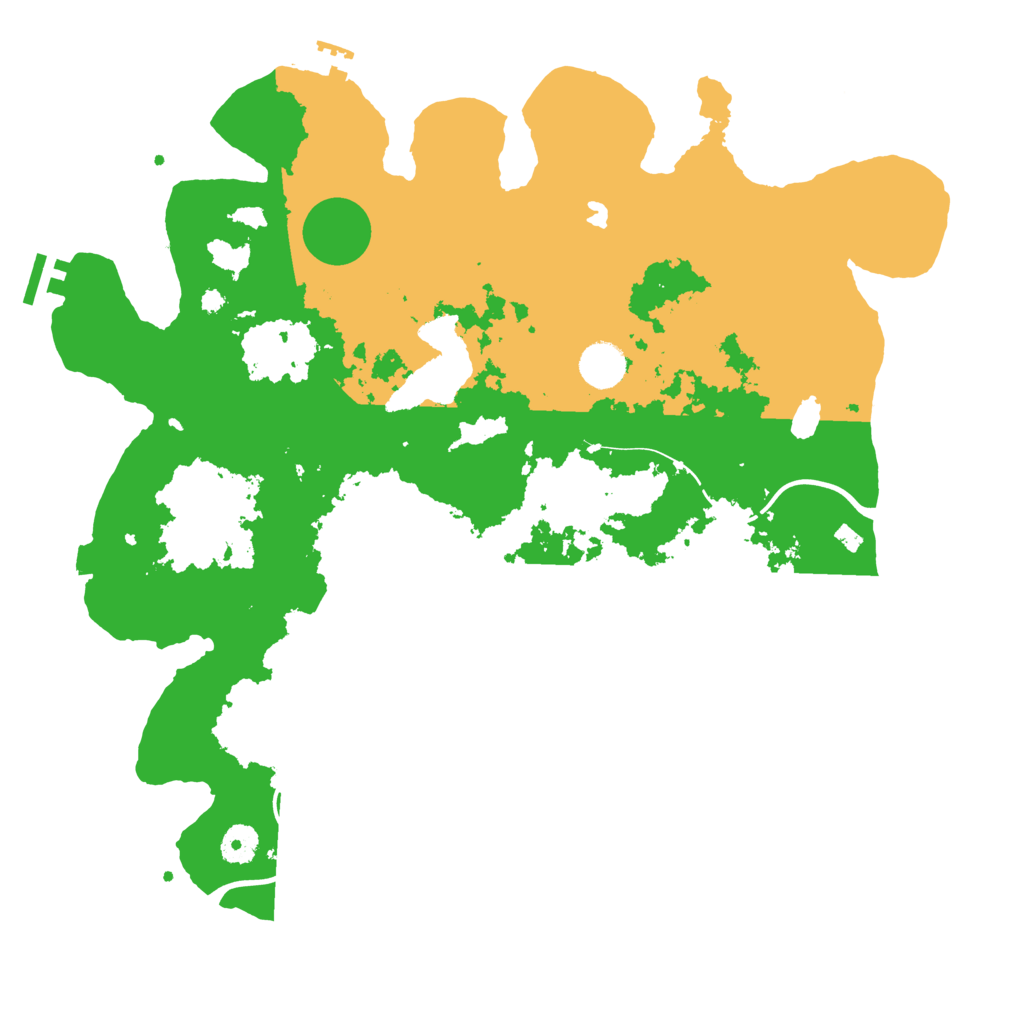 Biome Rust Map: Procedural Map, Size: 4000, Seed: 12272008