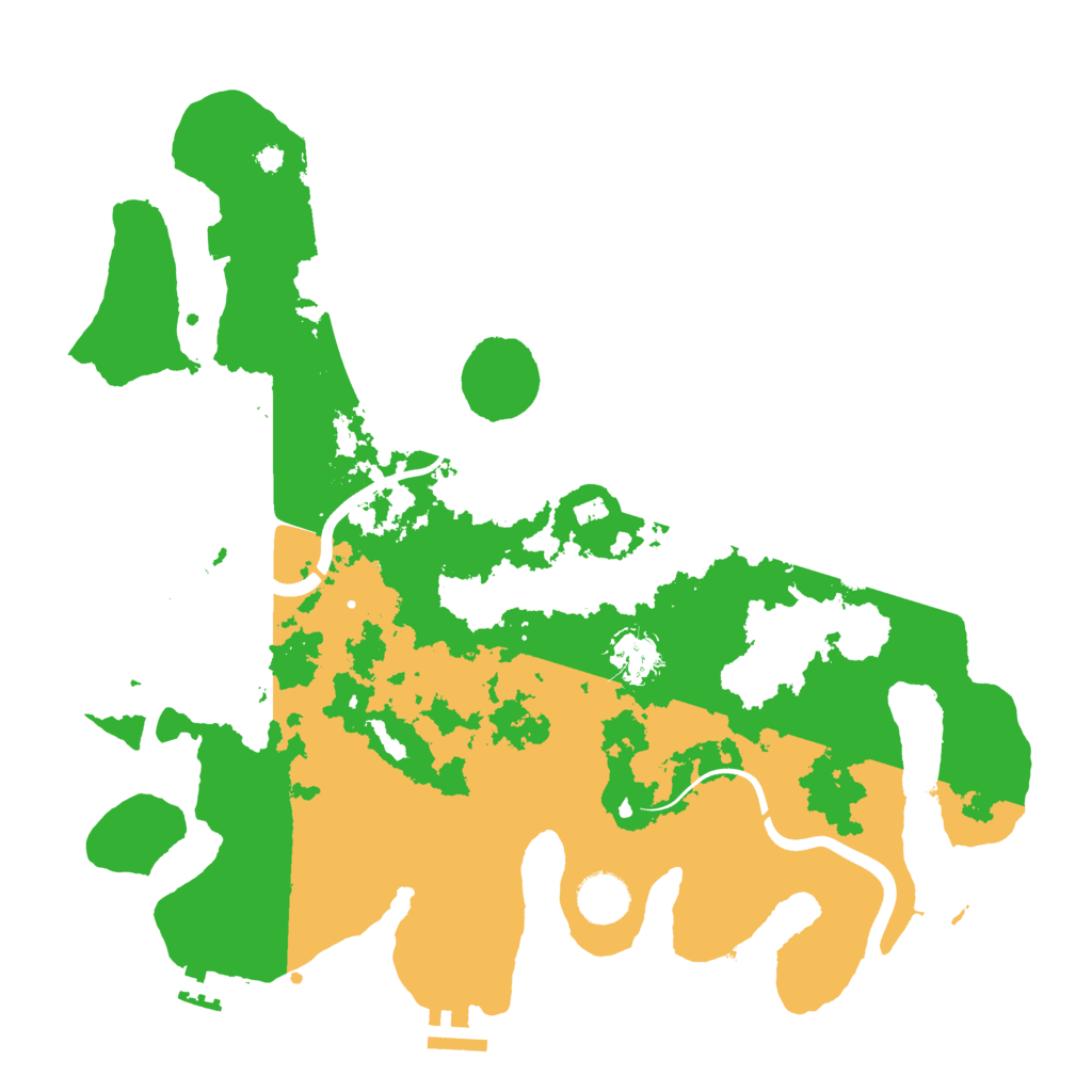 Biome Rust Map: Procedural Map, Size: 3700, Seed: 974734