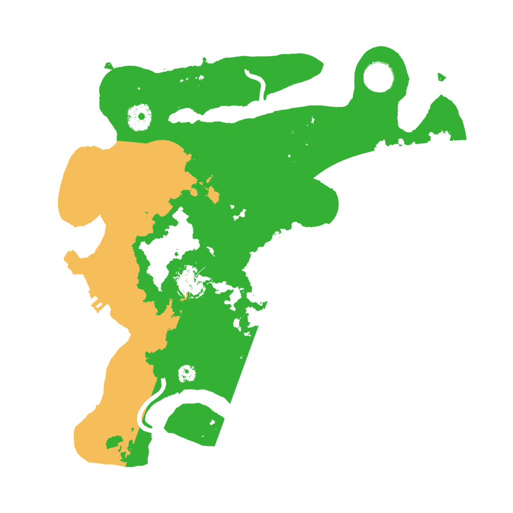 Biome Rust Map: Procedural Map, Size: 3000, Seed: 258