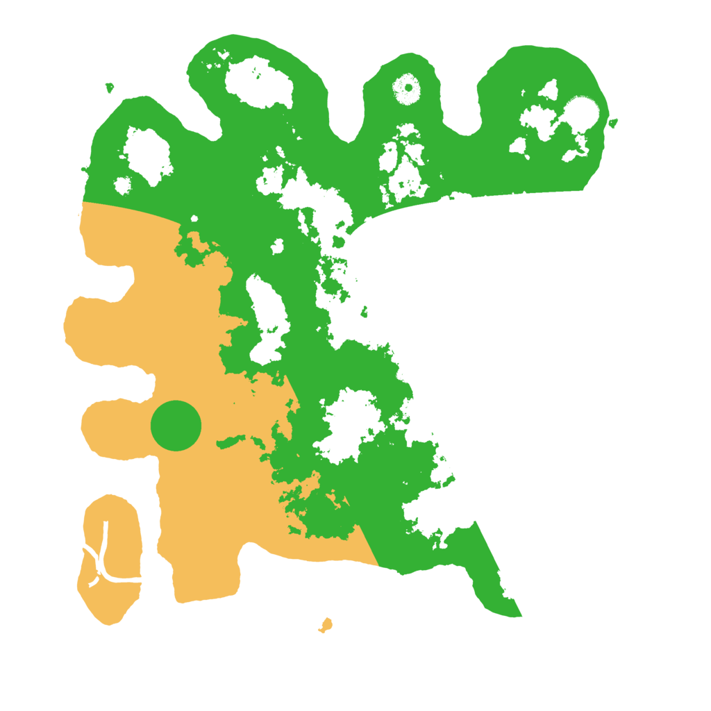 Biome Rust Map: Procedural Map, Size: 3700, Seed: 721426