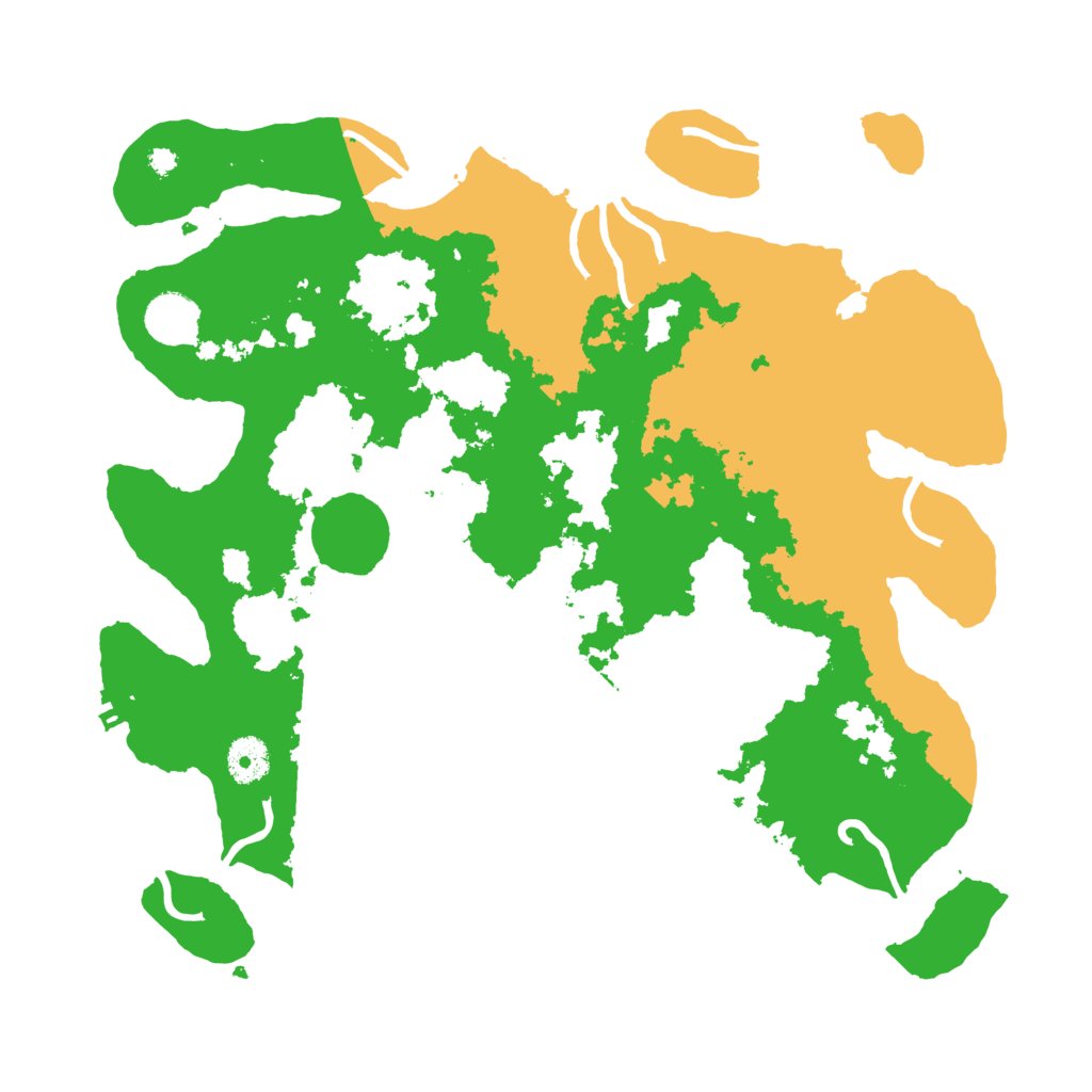 Biome Rust Map: Procedural Map, Size: 3700, Seed: 594362