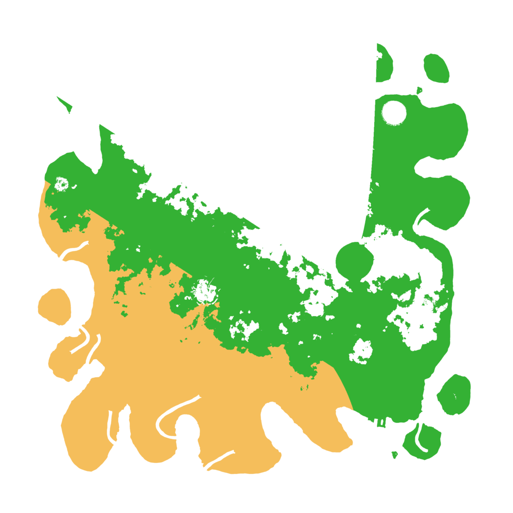 Biome Rust Map: Procedural Map, Size: 3700, Seed: 386693