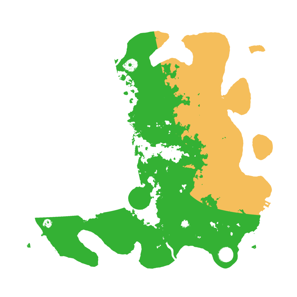 Biome Rust Map: Procedural Map, Size: 3500, Seed: 1374409876