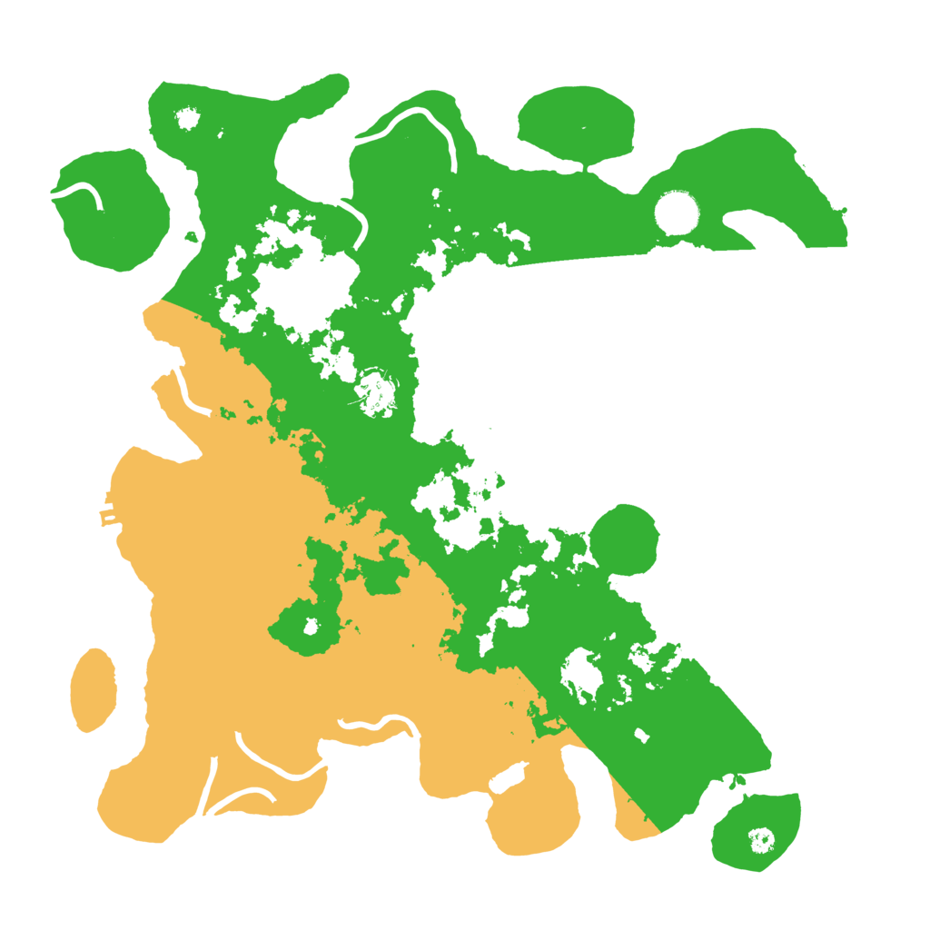 Biome Rust Map: Procedural Map, Size: 3700, Seed: 149477