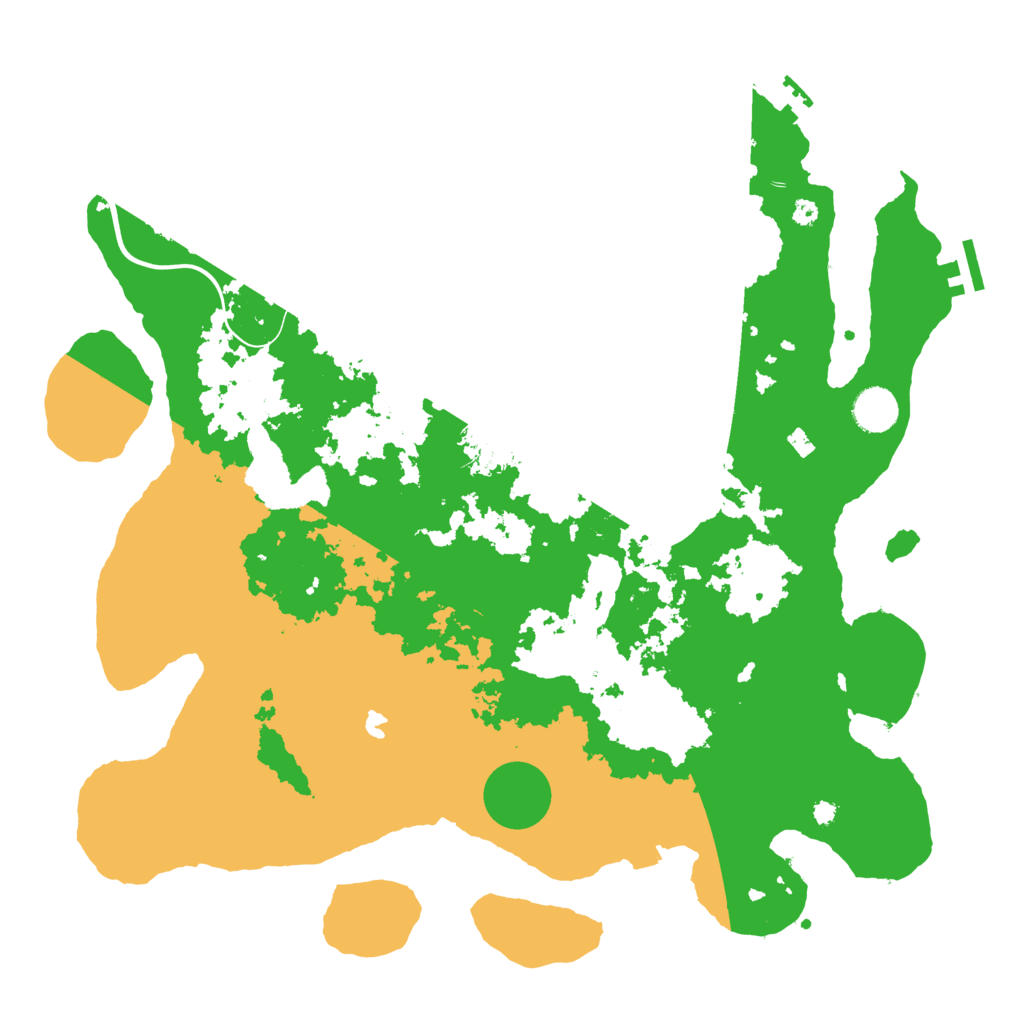 Biome Rust Map: Procedural Map, Size: 4000, Seed: 87439274