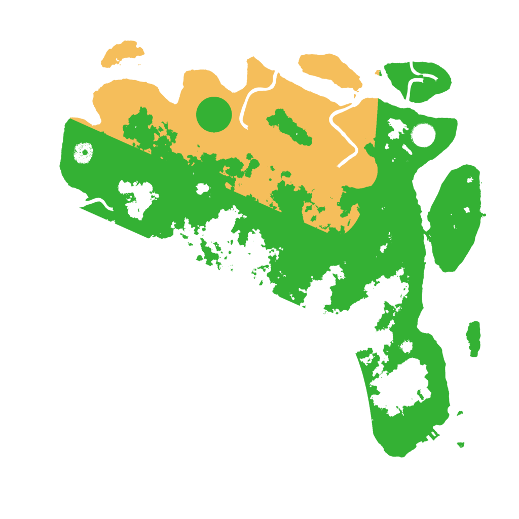 Biome Rust Map: Procedural Map, Size: 3850, Seed: 153099678