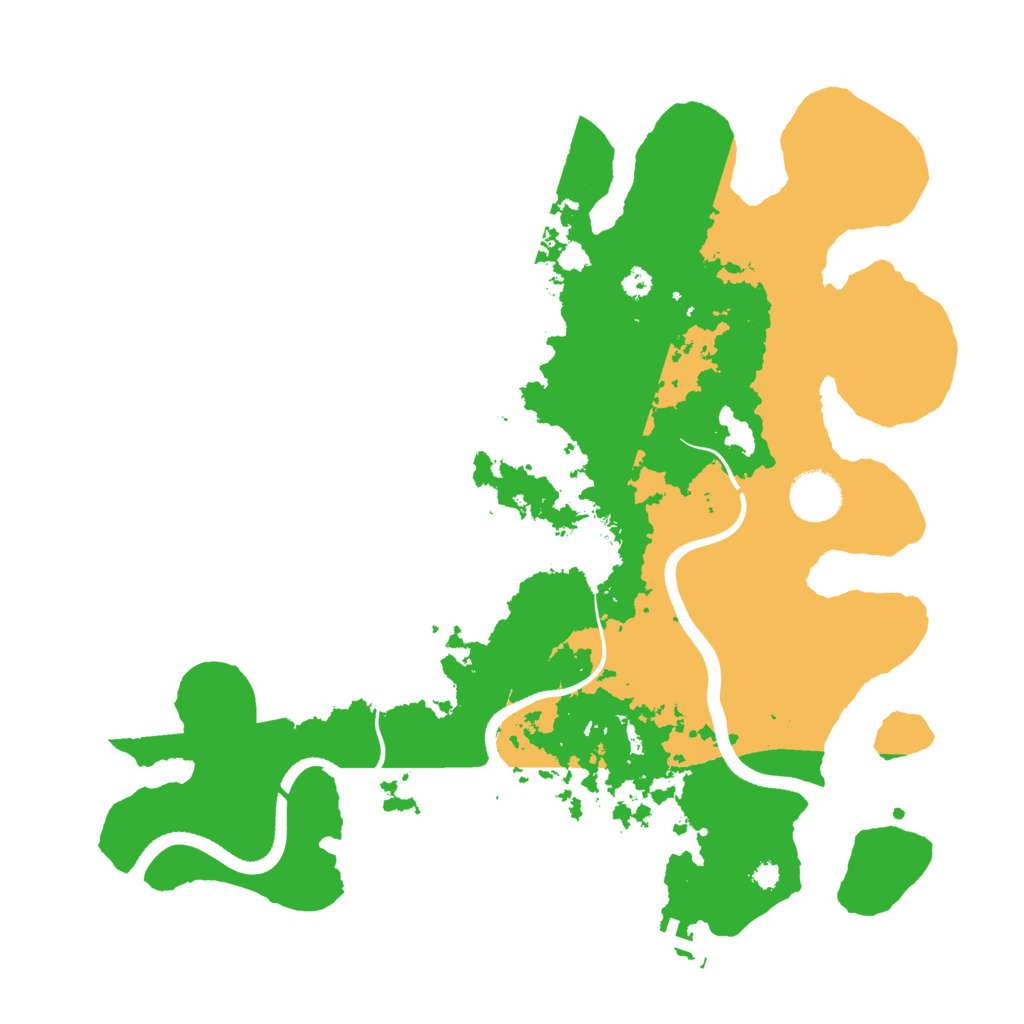 Biome Rust Map: Procedural Map, Size: 3500, Seed: 1754267218