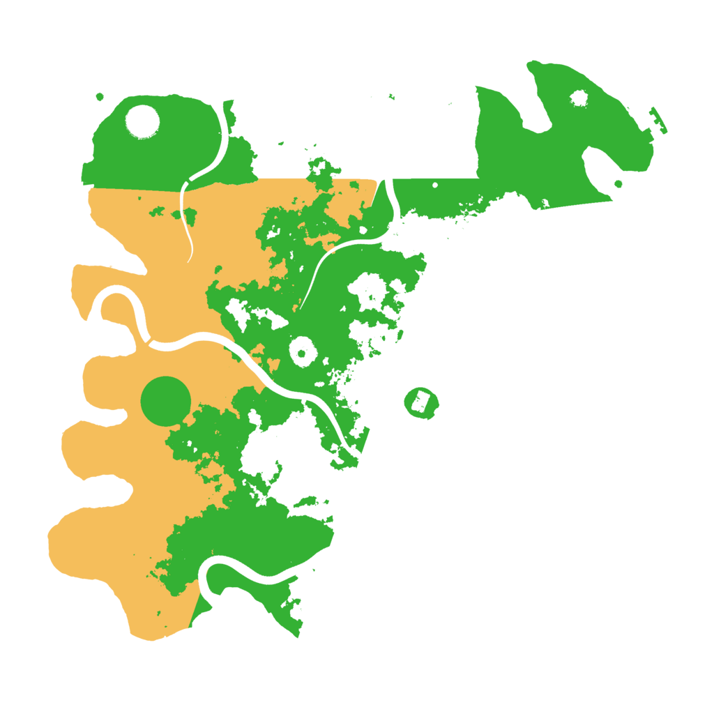 Biome Rust Map: Procedural Map, Size: 3750, Seed: 52047521