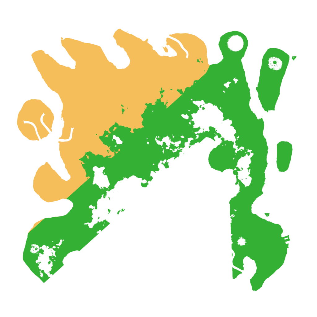 Biome Rust Map: Procedural Map, Size: 3500, Seed: 1794430601