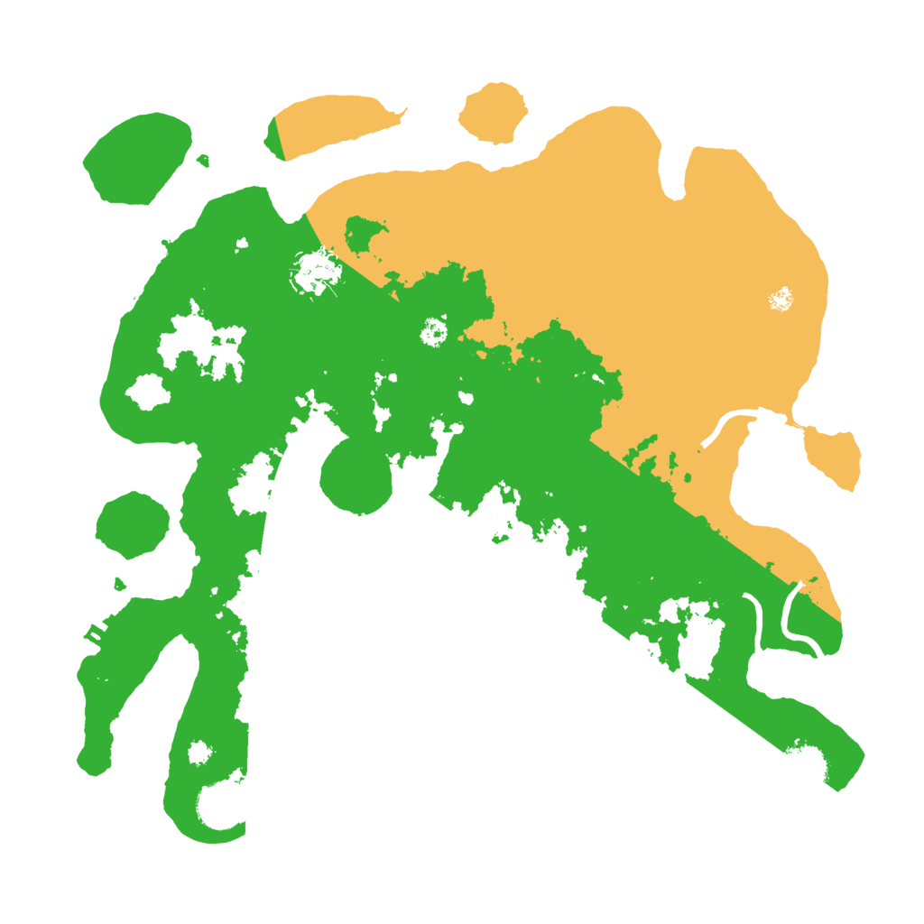 Biome Rust Map: Procedural Map, Size: 3500, Seed: 6578