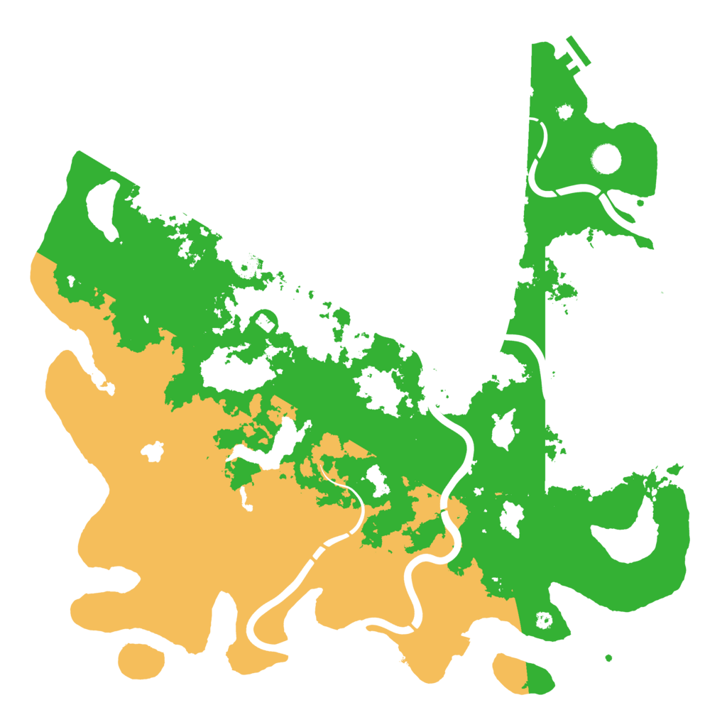 Biome Rust Map: Procedural Map, Size: 4300, Seed: 249431