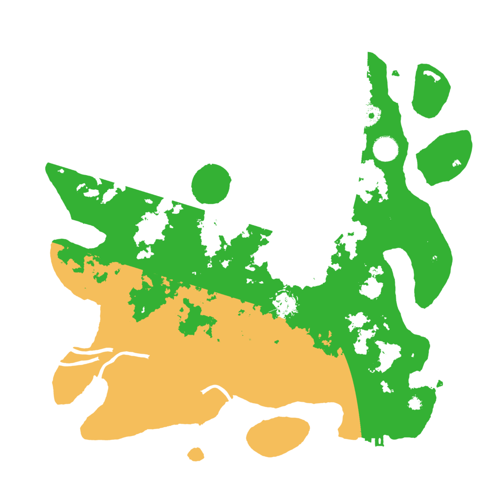 Biome Rust Map: Procedural Map, Size: 3500, Seed: 58581965