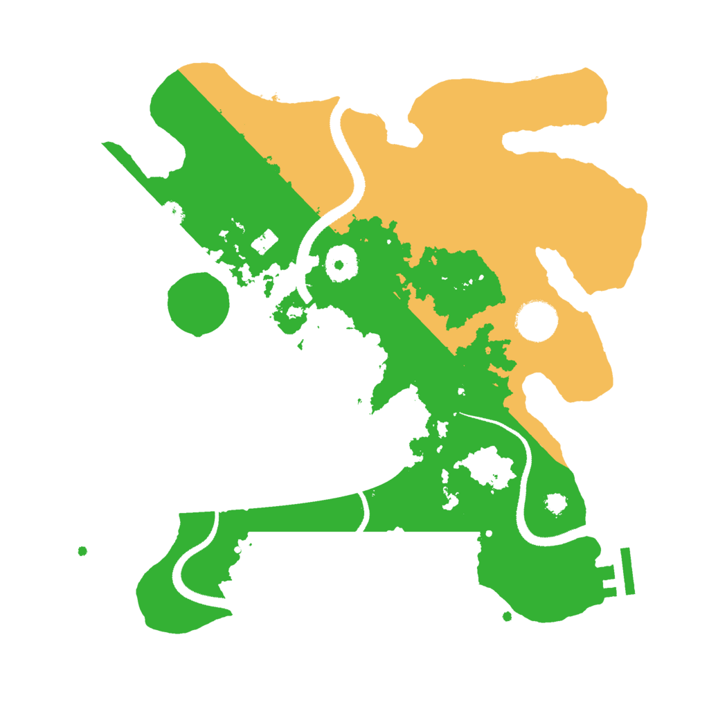 Biome Rust Map: Procedural Map, Size: 3044, Seed: 110