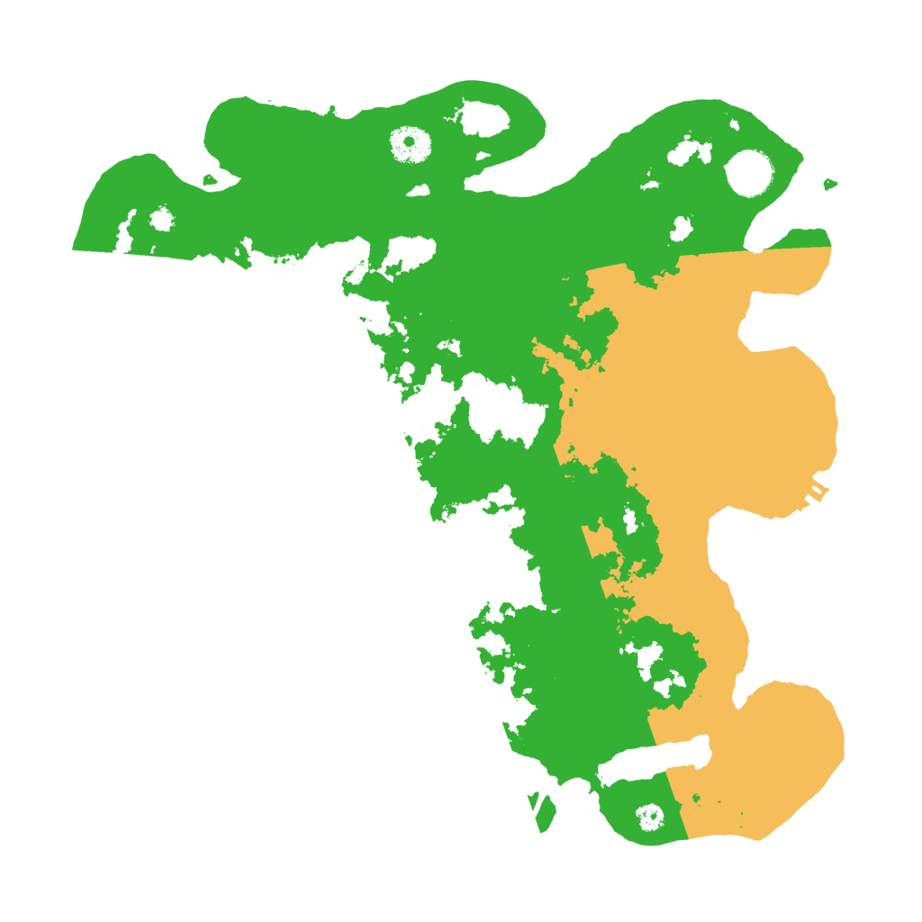 Biome Rust Map: Procedural Map, Size: 3500, Seed: 12622880