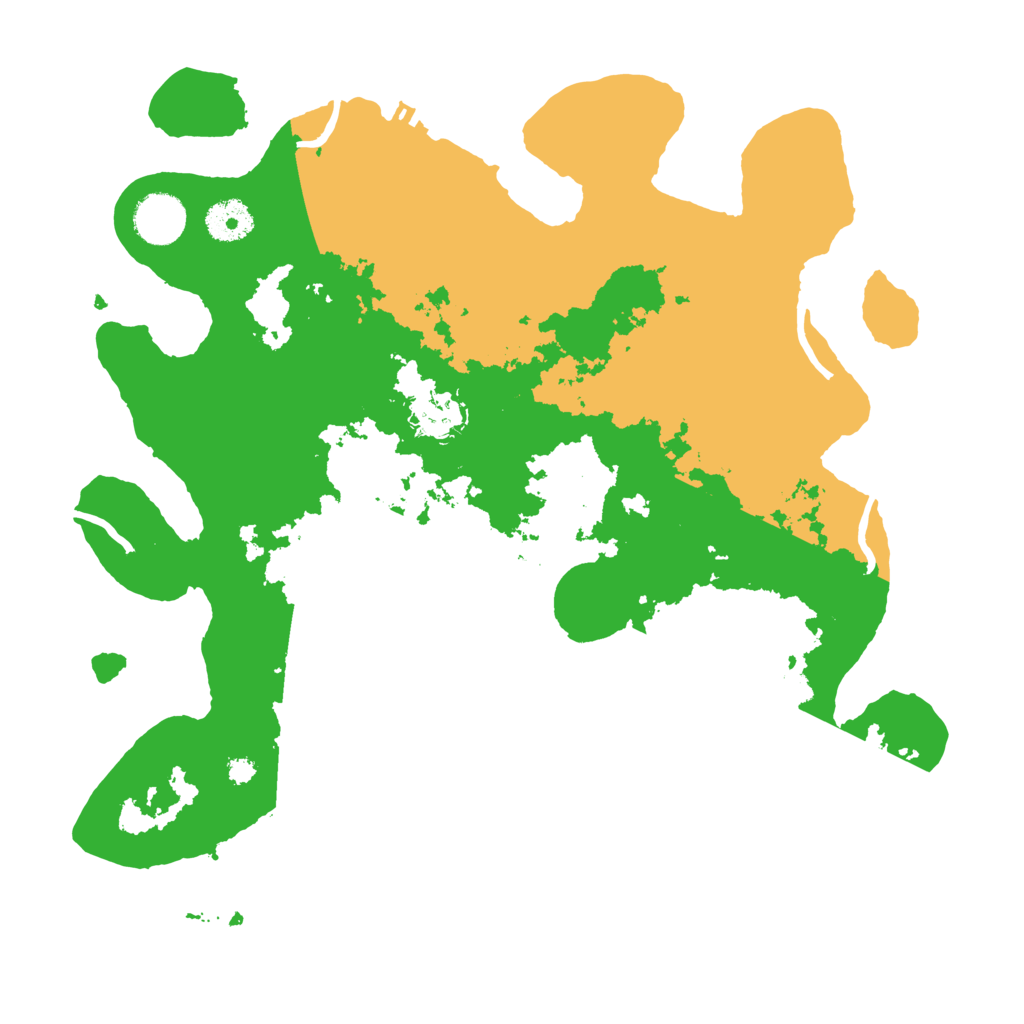 Biome Rust Map: Procedural Map, Size: 3500, Seed: 1401953