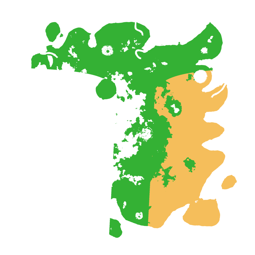 Biome Rust Map: Procedural Map, Size: 3500, Seed: 41509083