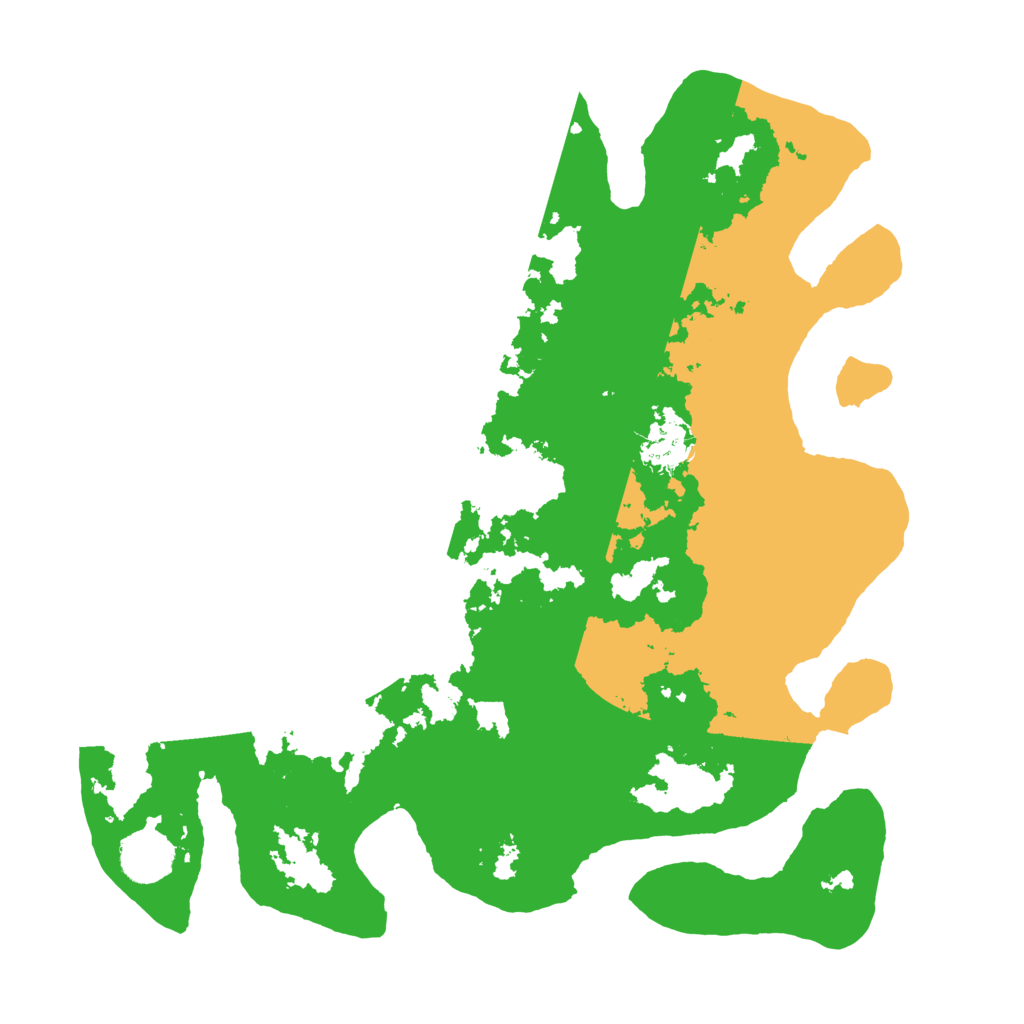 Biome Rust Map: Barren, Size: 3500, Seed: 1414895626