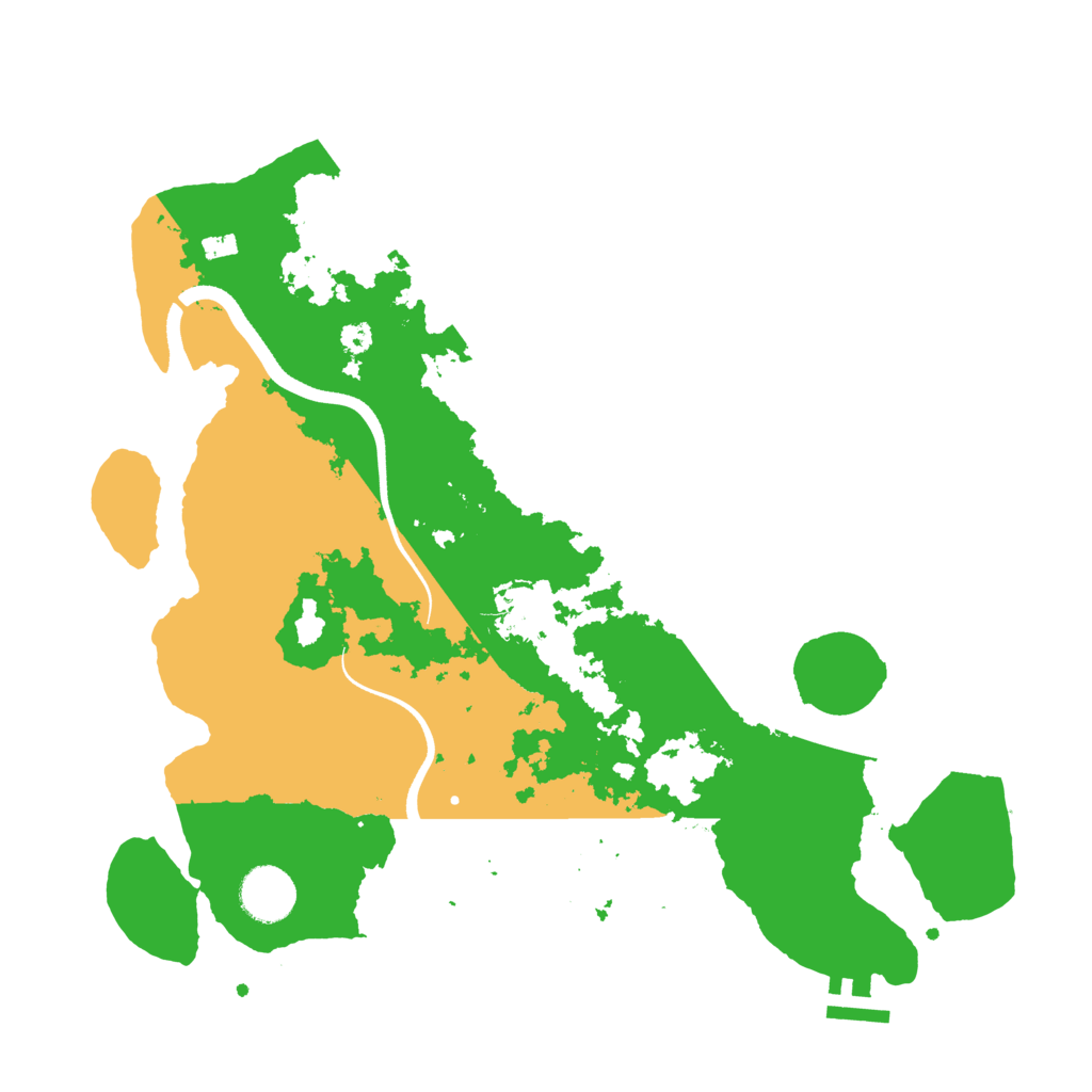 Biome Rust Map: Procedural Map, Size: 3500, Seed: 20012023