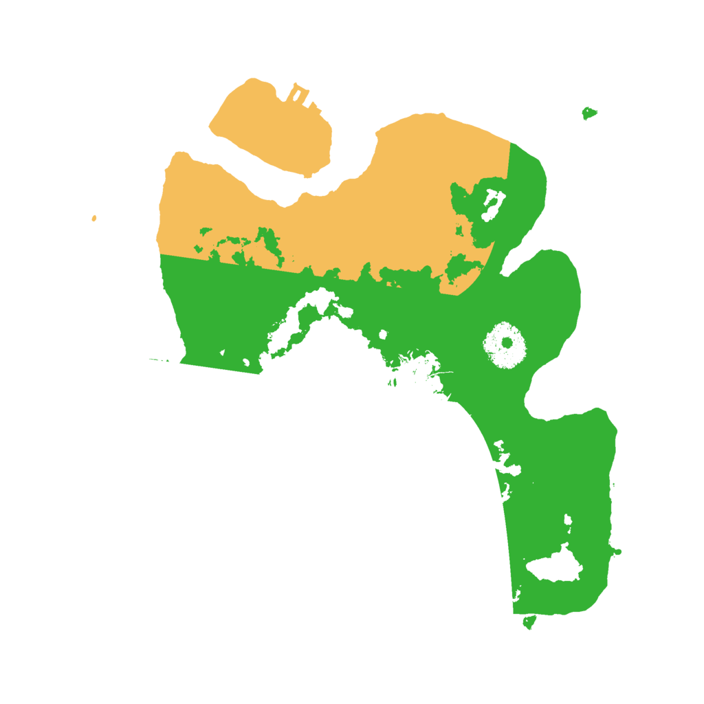 Biome Rust Map: Procedural Map, Size: 2500, Seed: 37