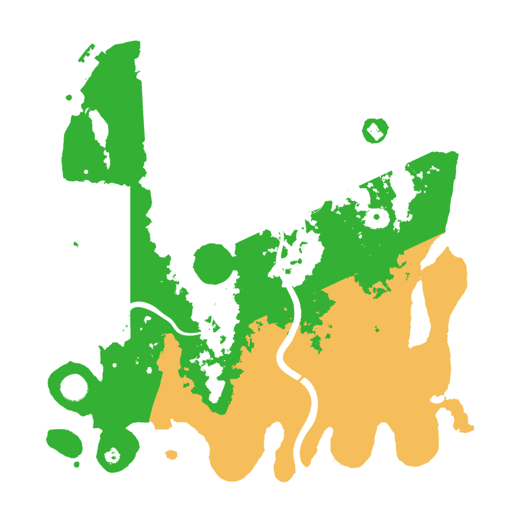 Biome Rust Map: Procedural Map, Size: 3500, Seed: 692218278