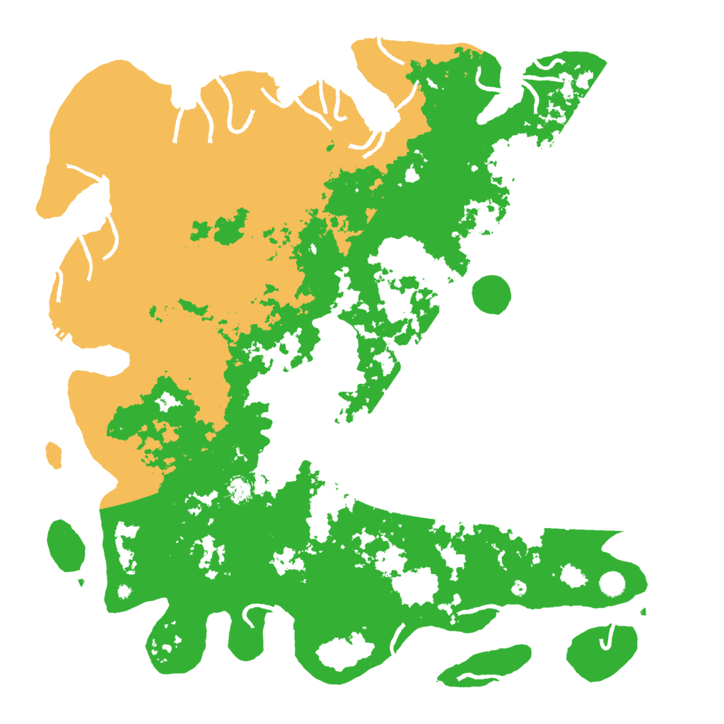 Biome Rust Map: Procedural Map, Size: 5000, Seed: 164384095