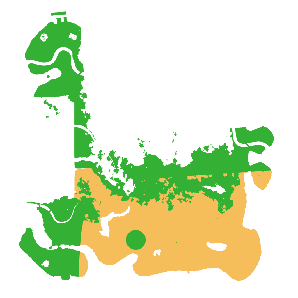 Biome Rust Map: Procedural Map, Size: 4000, Seed: 200123