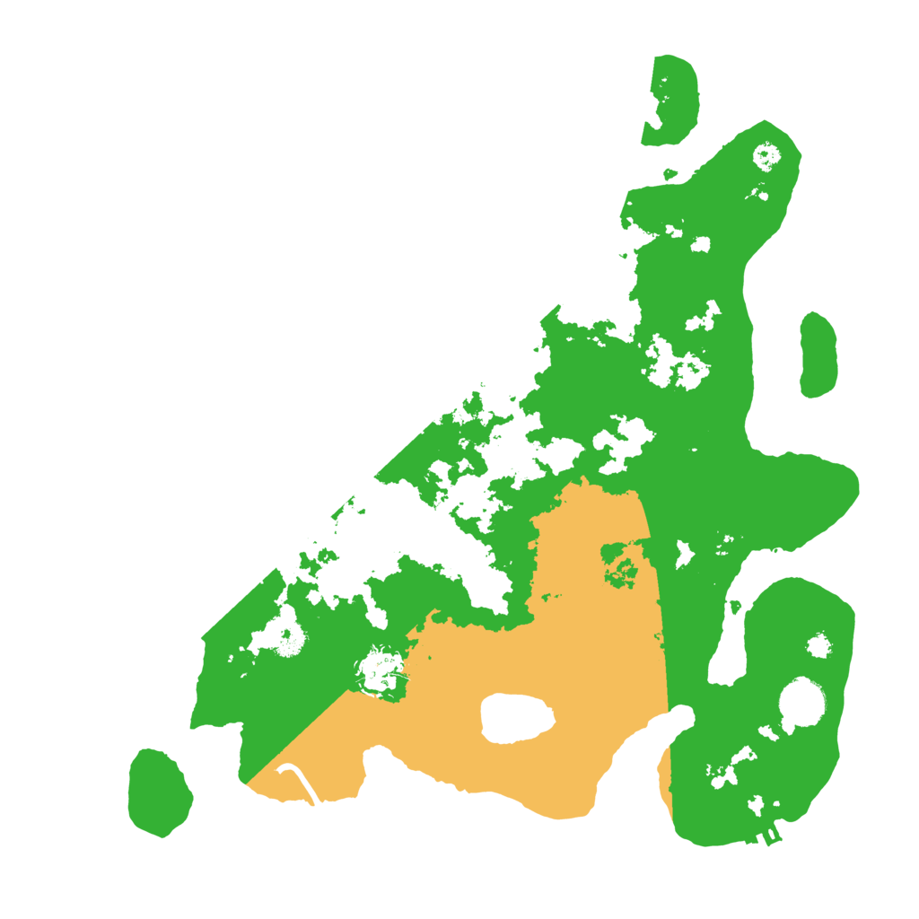 Biome Rust Map: Procedural Map, Size: 3500, Seed: 73536142