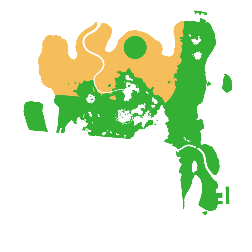 Biome Rust Map: Procedural Map, Size: 2900, Seed: 507430