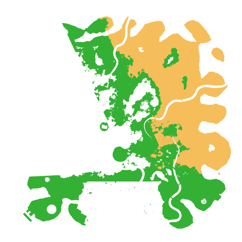 Biome Rust Map: Procedural Map, Size: 4500, Seed: 442998904